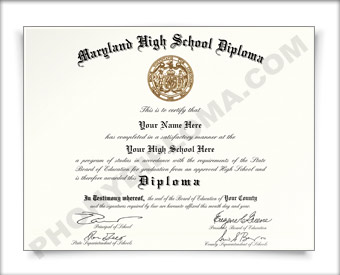 how to get a copy of your high school diploma in maryland